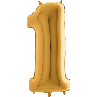 CORNiCO balón číslo 1 jednotka zlatá 100 cm