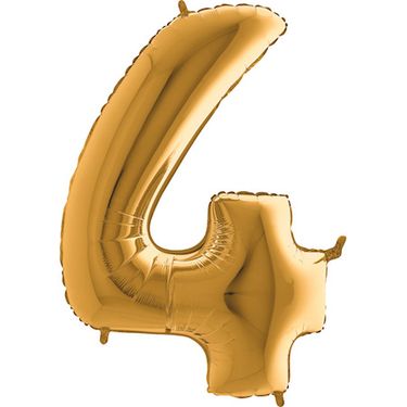 CORNiCO balón číslo 4 štvorka zlatá 100 cm 1 ks