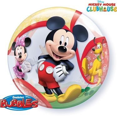 Balón fóliový 56 cm Bublina Mickey a priatelia
