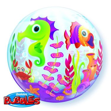 Balón fóliový 56 cm Bublina Morský svet
