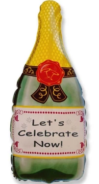 Balón fóliový 83 cm šampanské fľaša