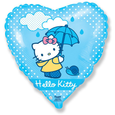 Balón fóliový 45 cm Hello Kitty dáždnik