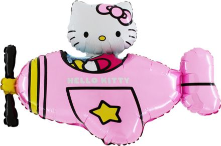 Balón fóliový 35 cm Hello Kitty lietadlo