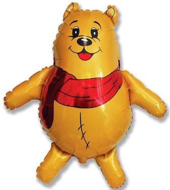 Balón fóliový 83 cm medvedík s jazvou