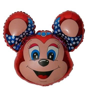 Balón fóliový 35 cm Babsy myš červená