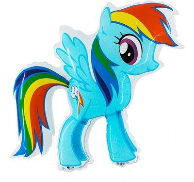 Balón fóliový 77,5 cm My little Pony Rainbow Dash