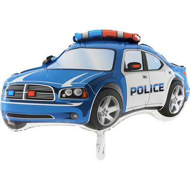 Balón fóliový 77,5 cm Policajné auto modré