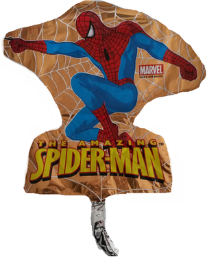 Balón fóliový 35 cm Spiderman Amazing zlatý
