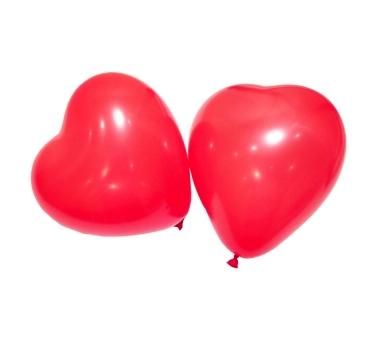 Balón srdce 16 cm 100 ks