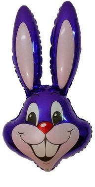 Balón fóliový 35 cm zajac fialový