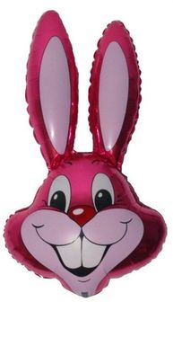Balón fóliový 35 cm zajac ružový
