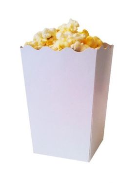 Krabička 0,75 L Popcorn MICRO Bianco