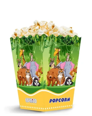 Krabička 1,7 L Popcorn MINI Zvieratká ZOO