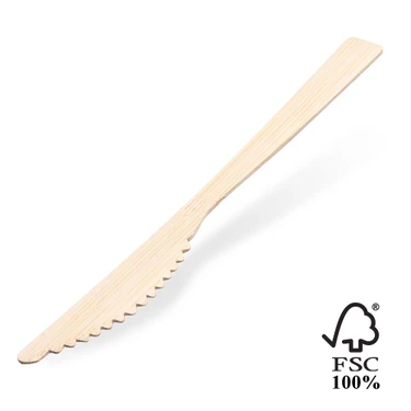 Nôž 17 cm bambusový 100 ks