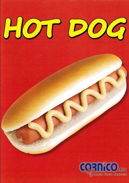 Plagát Hot Dog A3