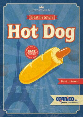 Plagát Hot Dog Francúzsky A2