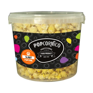 POPCORNiCO slaný popcorn loptička 140 g