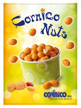 Reklamná karta CORNICO NUTS na stôl