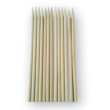 Špajľa oblá 15 cm × 5 mm s hrotom bambus 250 ks