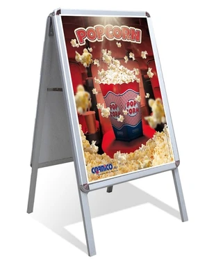 Stojan na plagát A2 Popcorn Krabička