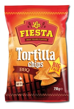 La Fiesta Tortilla chips Nachos barbecue 750 g