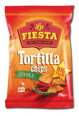 La Fiesta Tortilla chips Nachos chili 750 g