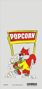 Vrecko 1,5 L Popcorn Veverička